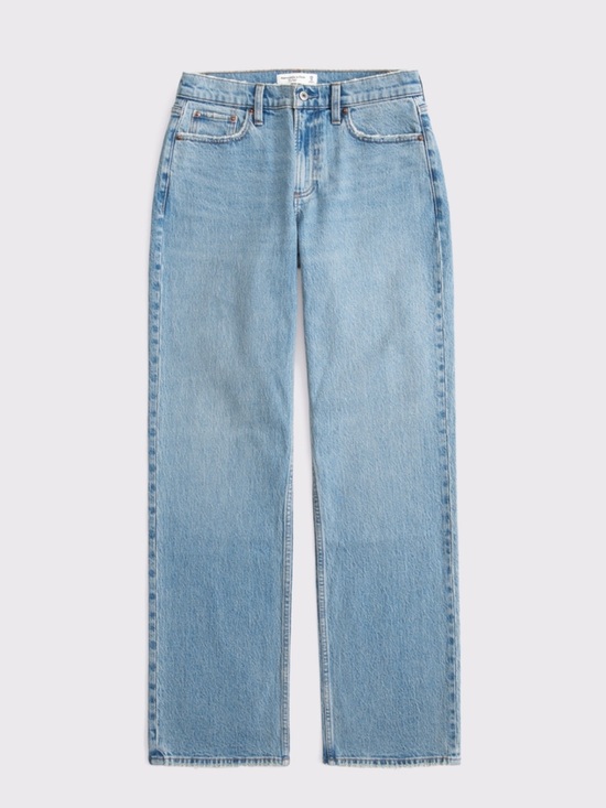 Abercrombie & Fitch Denim - Abercrombie Low Rise Baggy Light Wash Jeans